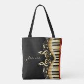 Tote Bag Clavier musical Monogramme (Dos)
