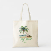Tote Bag Clé personnalisée West Beach (Dos)