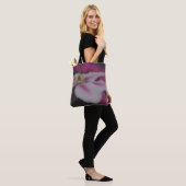 Tote Bag Clématite en pétale de fleur rose (Sur le modèle)