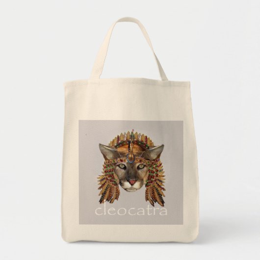 Tote Bag CleoCATra la reine du Nil (Devant)