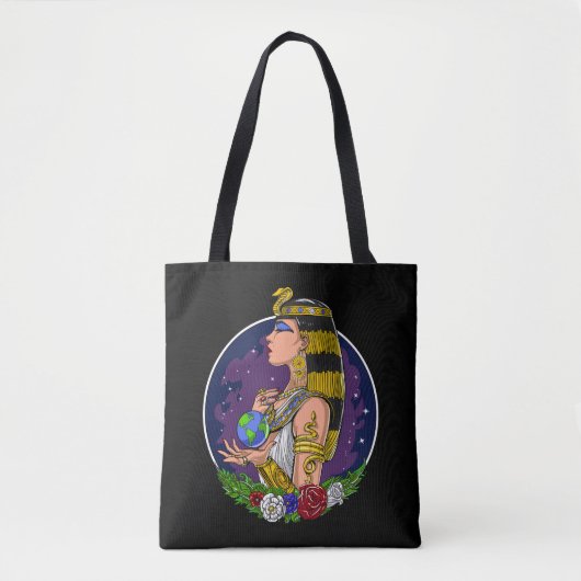 Tote Bag Cleopatra, reine égyptienne (Devant)