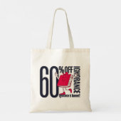 Tote Bag Clever Anti-Ignorance Typography Eco-Friendly Natu (Dos)