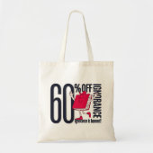 Tote Bag Clever Anti-Ignorance Typography Eco-Friendly Natu (Devant)