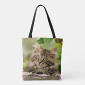 Tote Bag Client mignon de photo de chaton de chat de (Dos)