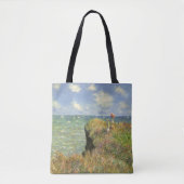 Tote Bag Cliff Walk à Pourville par Claude Monet (Devant)
