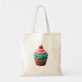Tote Bag Clipart d'illustration de dessert de Cupcake d'ann (Dos)