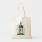 Tote Bag Clocher de l'église orthodoxe rustique (Devant)