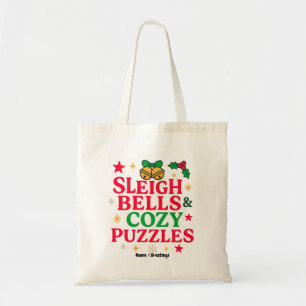 Tote Bag Clochettes et casse-tête cosy Cadeau de fêtes de f