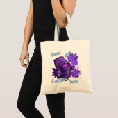 Tote Bag clochettes violettes (Devant (produit))