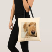 Tote Bag Closeup de Goldendoodle (Devant (produit))