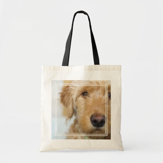 Tote Bag Closeup de Goldendoodle (Devant)