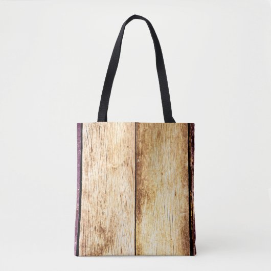 Tote Bag Closeup of old wood texture backgroundabstract, ho (Devant)