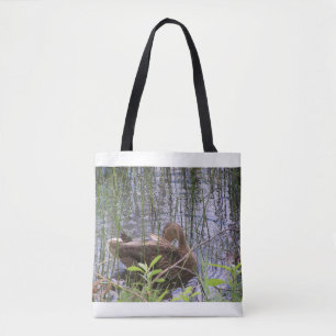 Tote Bag Closeup photo of a duck