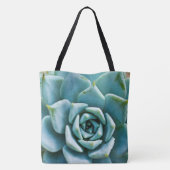 Tote Bag Closeup Succulent (Dos)