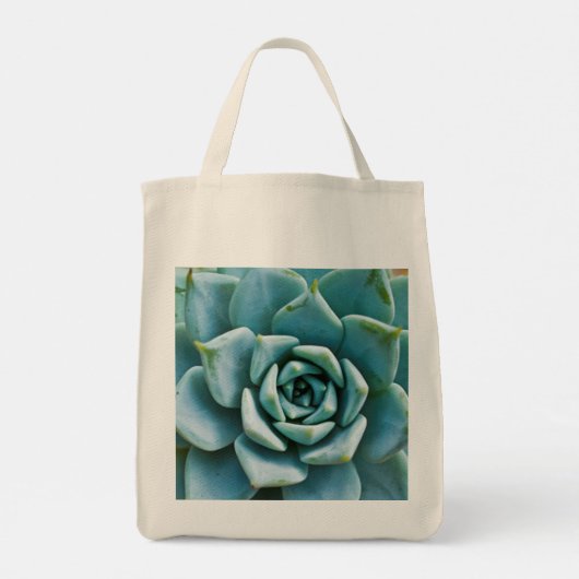 Tote Bag Closeup Succulent (Dos)