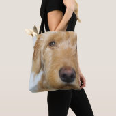 Tote Bag Closeuse de coquelicot de Goldendoodle (De près)