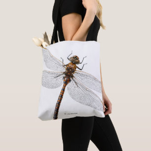 Tote Bag Closeuse d'une libellule de Darner du Canada