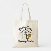 Tote Bag Clôture des opérations, ouverture des portes du co (Dos)