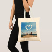 Tote Bag Cloud en forme de coeur sans fin (Devant (produit))