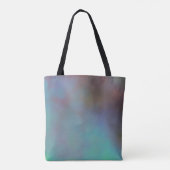 Tote Bag Cloud gris turquoise et violet abstrait (Dos)