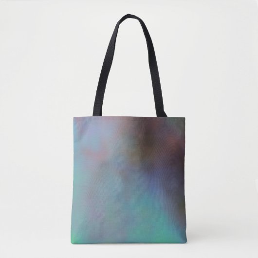 Tote Bag Cloud gris turquoise et violet abstrait (Devant)