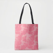 Tote Bag Cloud marbré rose abstrait (Devant)