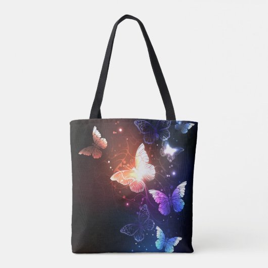 Tote Bag Clowing Night Butterflies (Dos)