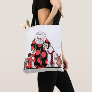 Tote Bag clown et amis prennent leur arc