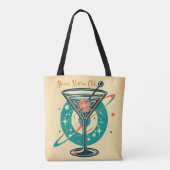 Tote Bag Club Atomic Martini Espace Âge (Dos)