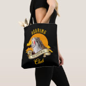 Tote Bag Club Aventure Crépuscule Rétro Tigre à Sabre (De près)