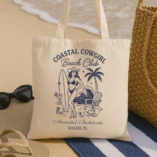 Tote Bag Club de Bachelorette Cowgirl de la Plage