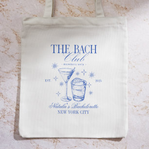 Tote Bag Club de Cocktails Enterrement de Vie de Jeune Fill
