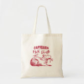 Tote Bag Club de fans de Capybara (Devant)