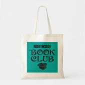 Tote Bag Club de lecture avec le nom fait sur commande dans (Devant)