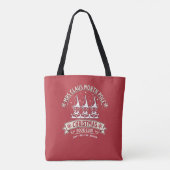 Tote Bag Club de lecture de maman Noël personnalisé (Dos)