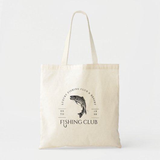 Tote Bag Club de pêche (Devant)