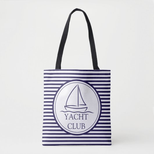 Tote Bag Club de yacht (Devant)