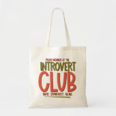 Tote Bag Club des introvertis (Devant)