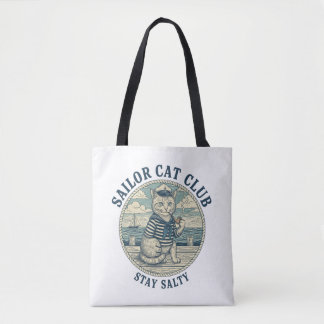 Tote Bag Club du chat marin