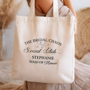 Tote Bag Club Social du Chaos Nuptial, Nuptial Boho Personn