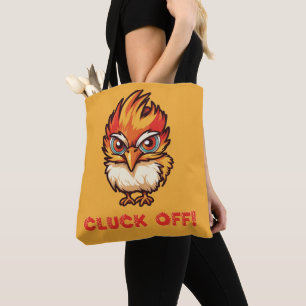 Tote Bag Cluck Off  Drôle poulet