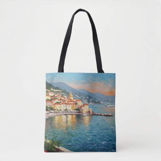Tote Bag Coastal Village (Devant)