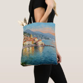 Tote Bag Coastal Village (De près)