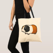 Tote Bag Cobaye de bande dessinée (cheveux lisses) (Devant (produit))