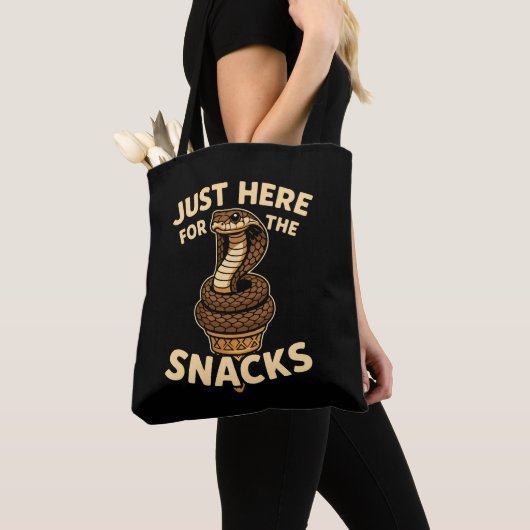 Tote Bag Cobra Cone crème glacée Venom & Vanilla (De près)