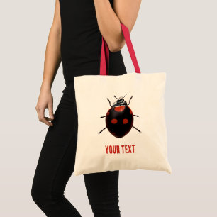 Tote Bag Coccinelle Chanceuse Personnalisée