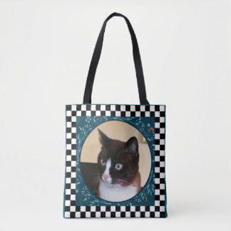 Tote Bag Coccinelles de observation de Kitty-Chat curieux