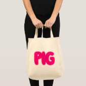Tote Bag Cochon (Devant (produit))