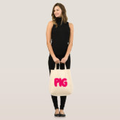 Tote Bag Cochon (Devant (modèle))