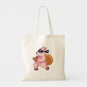 Tote Bag Cochon comme coureur
